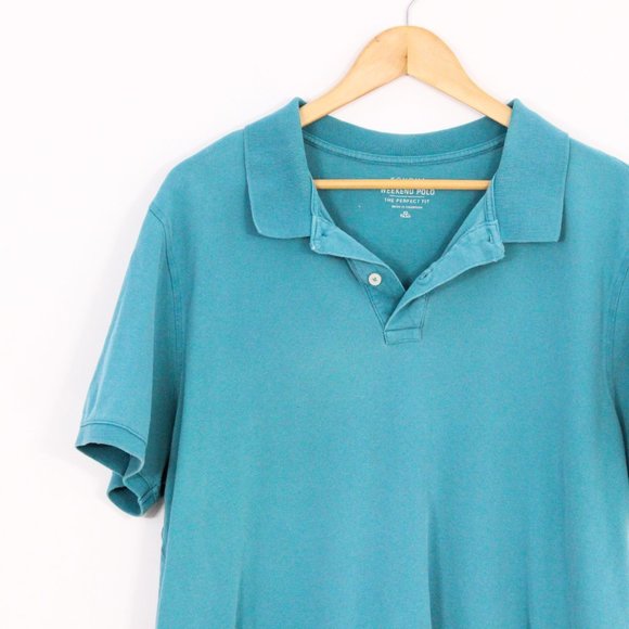 Sonoma Lifestyle Weekend Polo The Perfect Fit Turquoise - Picture 2 of 3